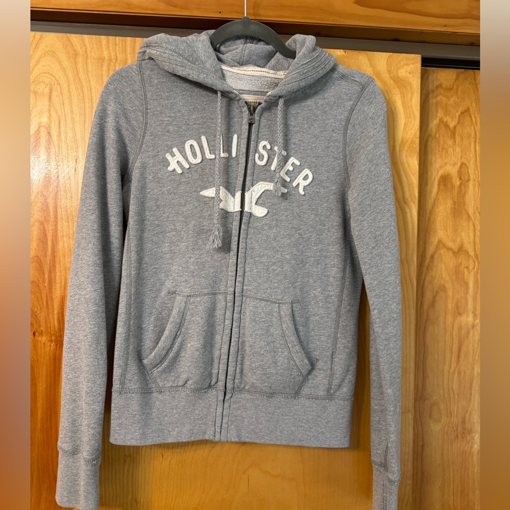 Hollister zip up sweatshirt